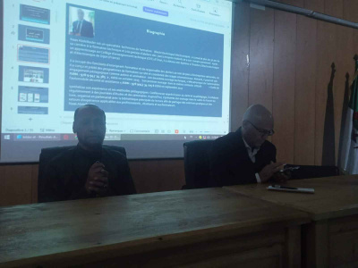Discussion et échange entre le public et l'écrivain Naas Abdelkader autour de son livre à la Bibliothèque Principale de Lecture Publique (BPLP) de Aïn Témouchent